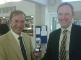 Gordon collects the longest drive trophy for the second time